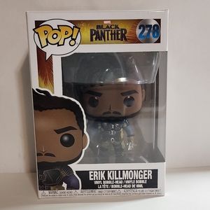 Marvel's Black Panther #278 Erik Killmonger Funko Pop w/ Protector